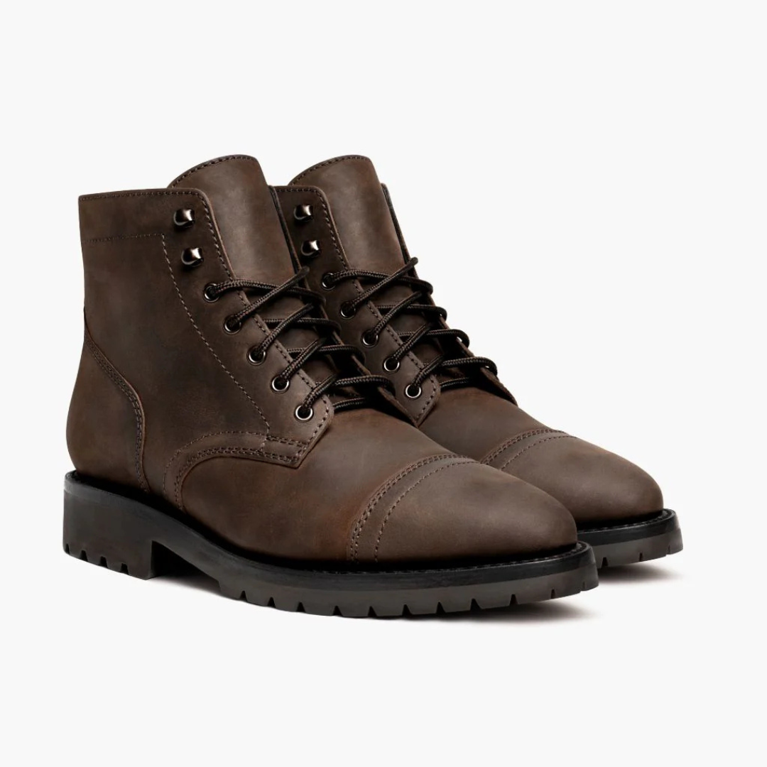 Botas de Couro para Homem com Elevada Durabilidade e Estilo Moderno