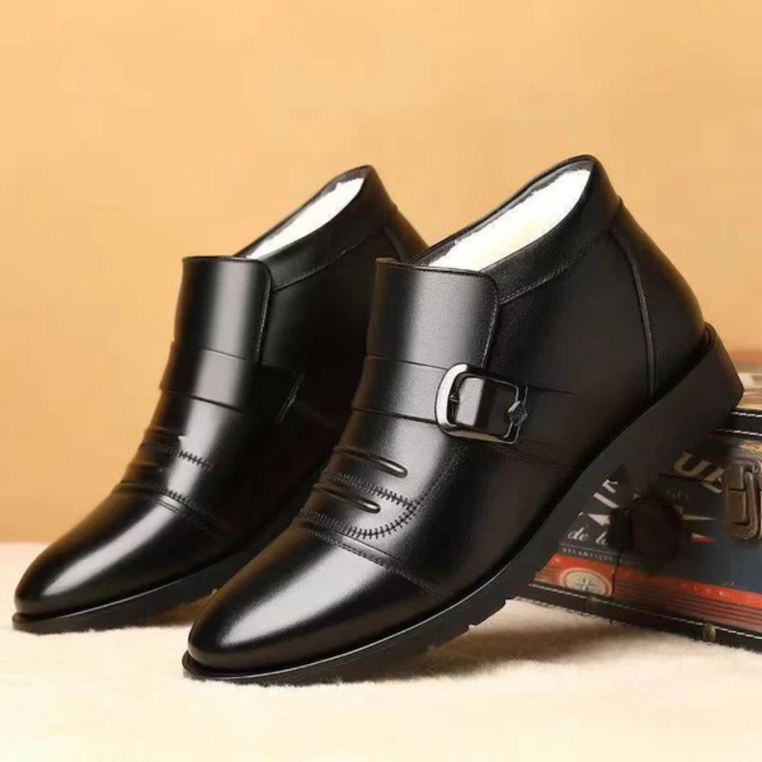 Botas Casuais de Couro Quente para Homem