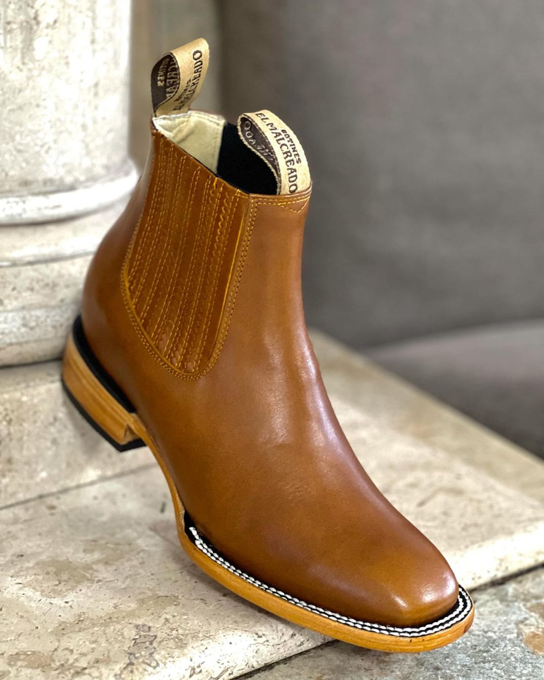 Botas de couro Premium para homem