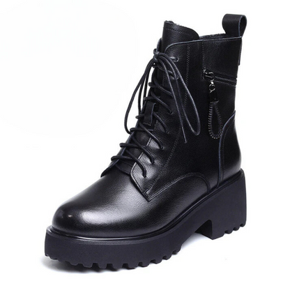 Botas de Inverno de Salto Alto para Mulher com Forro de Pele Quente