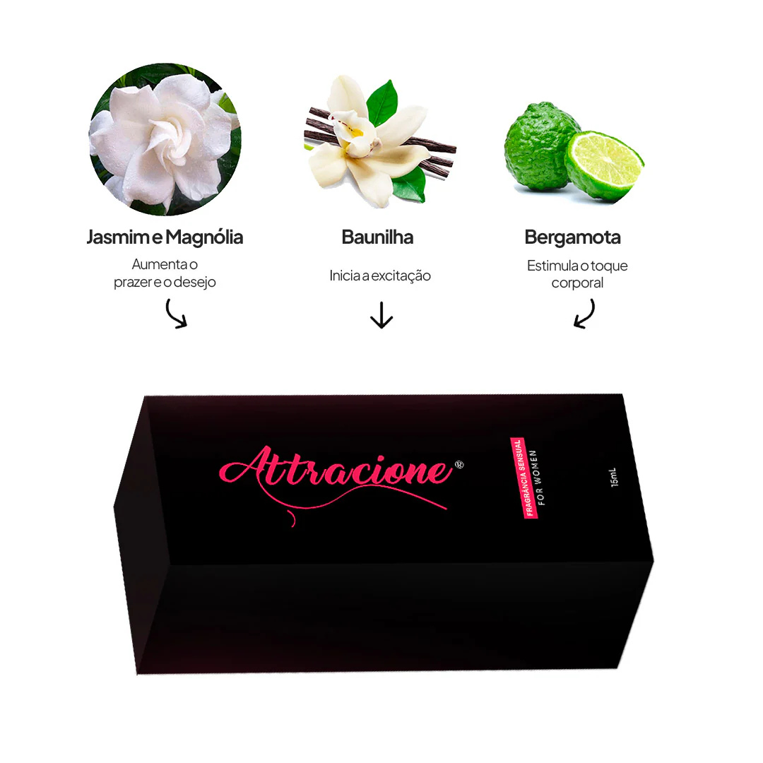 Perfume Attracione Sensual (Feromônios Ativados)