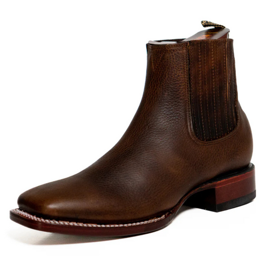 Botas de Couro Elegantes para Homem