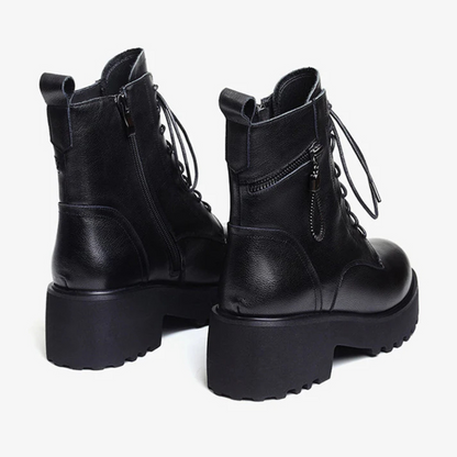 Botas de Inverno de Salto Alto para Mulher com Forro de Pele Quente