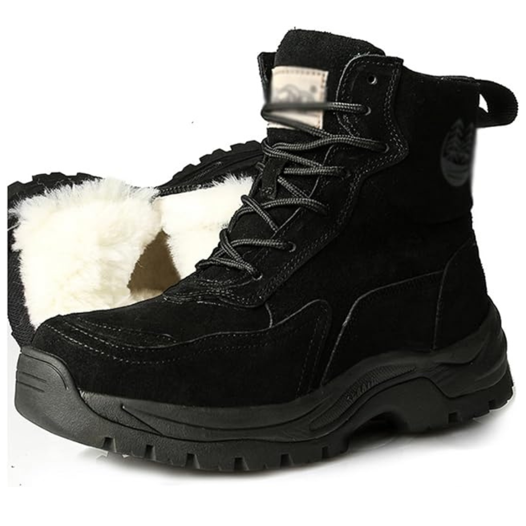 Botas de Inverno com Forro de Lã de Máximo Calor e Conforto