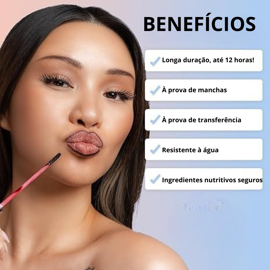 O Lip Liner Dura Todo o Dia e Toda a Noite (OFERTA 2X1)