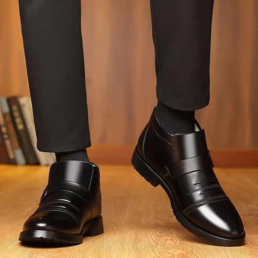 Botas Casuais de Couro Quente para Homem